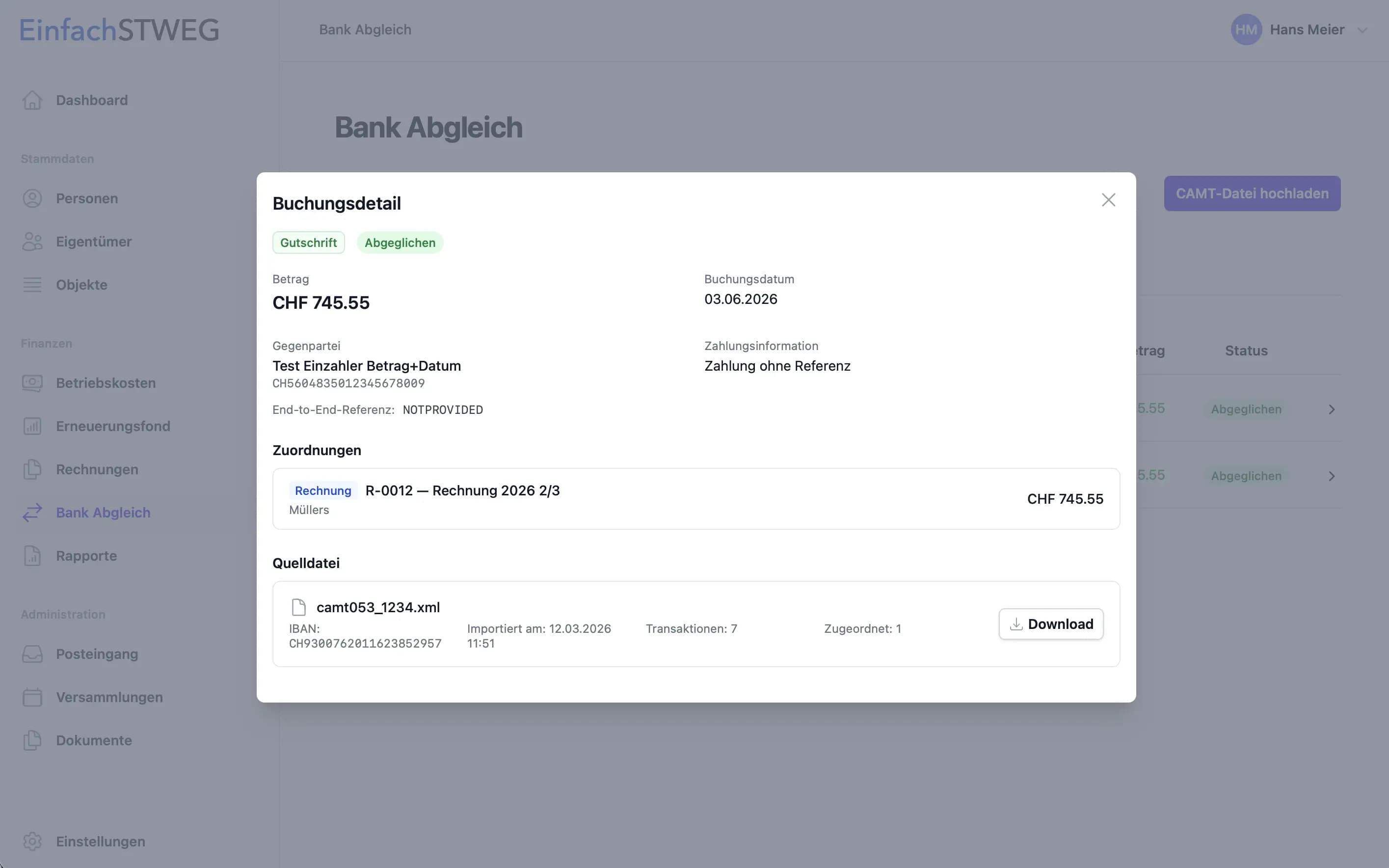 Kontoauszug-Import – Bild 2